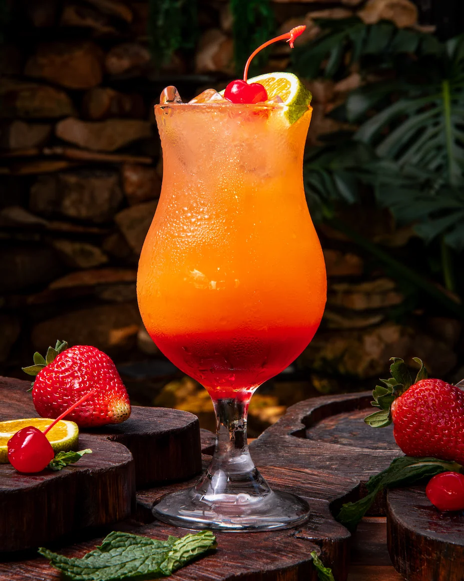 Coctel Tequila Sunrise
