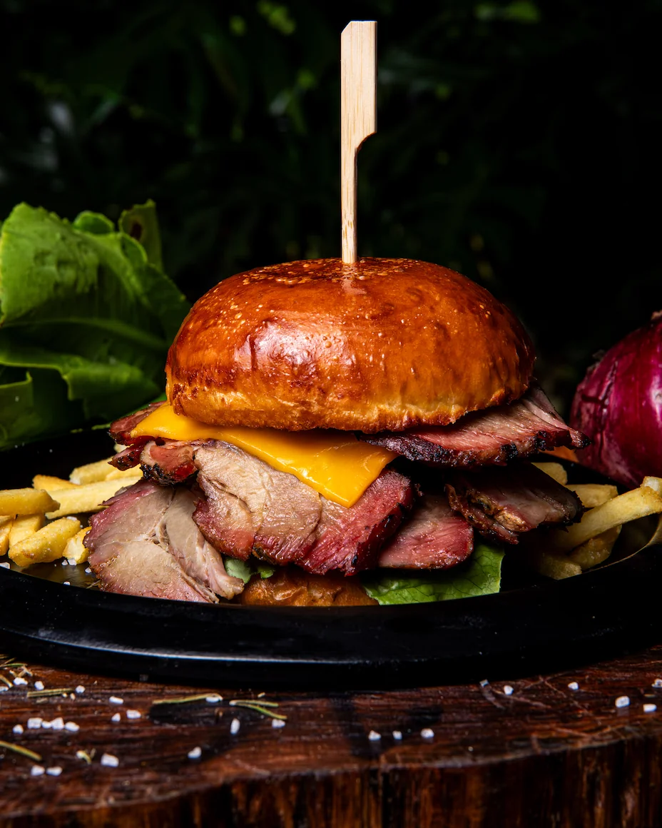 Burger Bondiola a la Parrilla