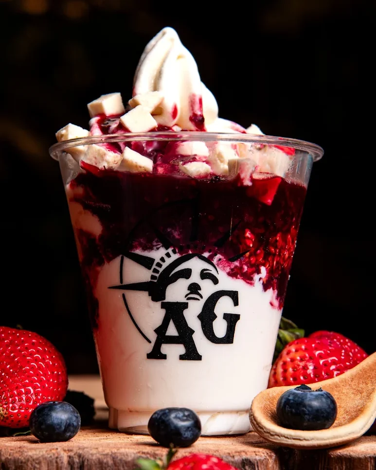 Helado American Grill – Frutos Rojos